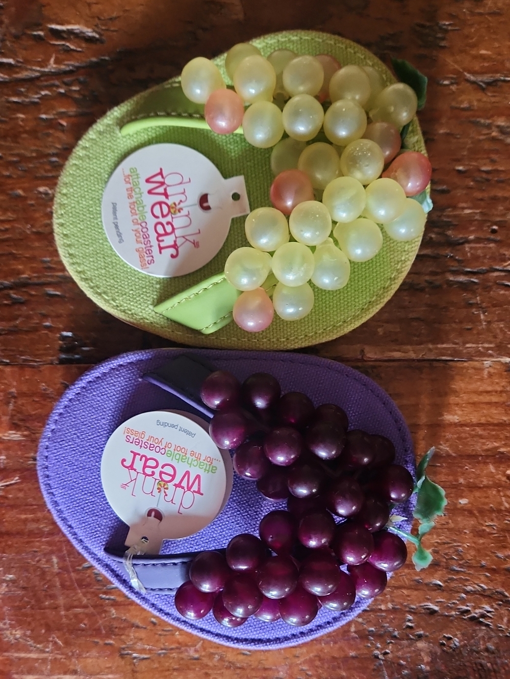 Drink Wear Beaded Coaster Sandals
